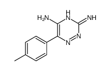 6-(4-methylphenyl)-1,2,4-triazine-3,5-diamine Structure