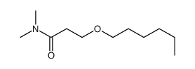 3-hexoxy-N,N-dimethylpropanamide Structure