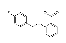 methyl 2-[(4-fluorophenyl)methoxy]benzoate Structure