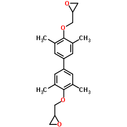 4,4'-bis-(2,3-Epoxypropoxy)-3,3',5,5'-tetramethylbiphenyl Structure