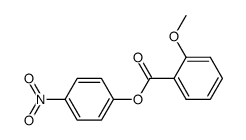 4-nitrophenyl 2-methoxybenzoate结构式