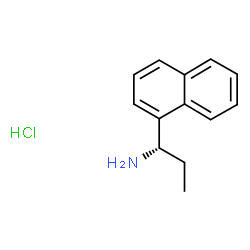 (S)-1-(萘-1-基)丙-1-胺盐酸盐结构式