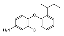 4-(2-butan-2-ylphenoxy)-3-chloroaniline Structure