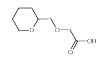 (四氢-2H-吡喃-2-甲氧基)乙酸结构式
