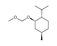 (1S,2R,4R)-1-isopropyl-2-(methoxymethoxy)-4-methylcyclohexane Structure