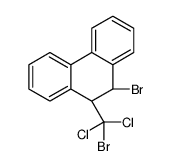 (9S,10R)-9-bromo-10-[bromo(dichloro)methyl]-9,10-dihydrophenanthrene结构式