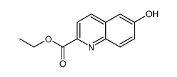 6-hydroxy-quinoline-2-carboxylic acid ethyl ester Structure
