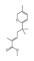 methyl 2,5-dimethyl-5-(3-methyl-2H-pyran-6-yl)hex-2-enoate Structure