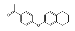 1-[4-(5,6,7,8-四氢萘-2-氧基)-苯基]-乙酮结构式