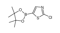 2-Chlorothiazole-5-boronic acid pinacol ester Structure