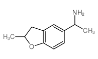 1-(2-甲基-2,3-二氢-苯并呋喃-5-基)-乙胺结构式