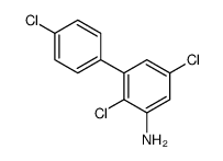 2,5-dichloro-3-(4-chlorophenyl)aniline结构式