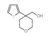 (4-噻吩-2-四氢吡喃-4-基)甲醇结构式