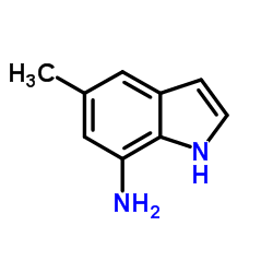 7-氨基-5-甲基-1H-吲哚结构式