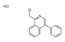1-(chloromethyl)-4-phenylisoquinoline,hydrochloride结构式