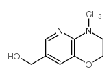 (4-甲基-3,4-二氢-2H-吡啶并[3,2-b][1,4]噁嗪-7-基)甲醇结构式