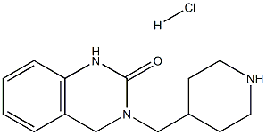 3-(piperidin-4-ylmethyl)-3,4-dihydroquinazolin-2(1H)-one hydrochloride Structure
