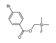 [fluoro(dimethyl)silyl]methyl 4-bromobenzoate Structure