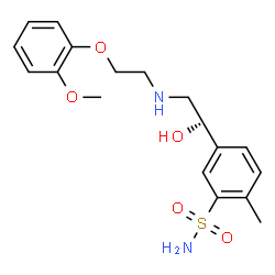 (+)-Amosulalol Structure