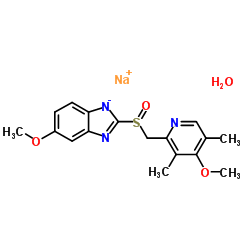 Omeprazole sodium monohydrate Structure