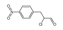 2-chloro-3-(4-nitro-phenyl)-propionaldehyde结构式
