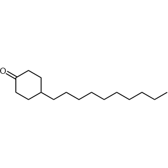 4-癸基环己酮结构式