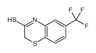 6-(trifluoromethyl)-4H-1,4-benzothiazine-3-thione结构式