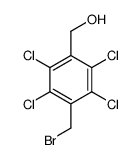 [4-(bromomethyl)-2,3,5,6-tetrachlorophenyl]methanol Structure