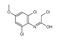 2-chloro-N-(2,6-dichloro-4-methoxyphenyl)acetamide结构式