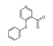 3-nitro-4-(phenylthio)pyridine Structure