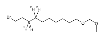 [3,3,4,4-2H4]-1-bromo-11,13-dioxatetradecane Structure