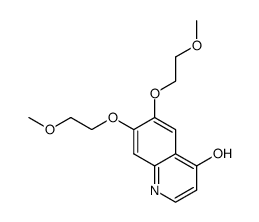 6,7-bis(2-methoxyethoxy)quinolin-4-ol Structure