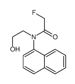 2-Fluoro-N-(2-hydroxyethyl)-N-(1-naphtyl)acetamide structure