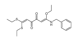 Oxalylketen-diethylmercaptal-O-ethyl-N-benzyl-O,N-acetal结构式