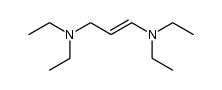 tetra-N-ethyl-ξ-propenediyldiamine结构式