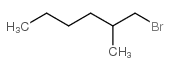 1-Bromo-2-methylhexane Structure