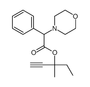 3-methylpent-1-yn-3-yl 2-morpholin-4-yl-2-phenylacetate结构式