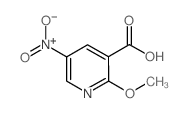 2-甲氧基-5-硝基-3-甲酸吡啶结构式