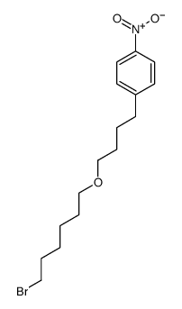 1-(4-((6-溴己基)氧基)丁基)-4-硝基苯结构式