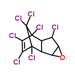 Heptachlor epoxide [Isomer B] structure