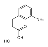 3-(3-氨基-苯基)-丙酸盐酸盐结构式