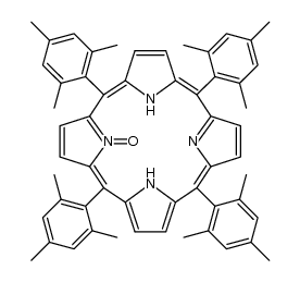 5,10,15,20-tetramesitylporphyrin 22-oxide Structure