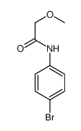 N-(4-Bromophenyl)-2-methoxyacetamide结构式