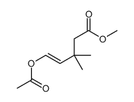methyl 5-acetyloxy-3,3-dimethylpent-4-enoate Structure