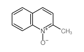 Quinoline, 2-methyl-,1-oxide Structure