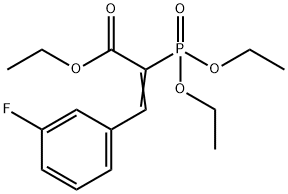 3-(3-Fluorophenyl)propenoic acid, 2-(diethoxyphosphinyl)-, ethyl ester picture