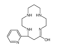 7-pyridin-2-yl-1,4,8,11-tetrazacyclotetradecan-5-one结构式