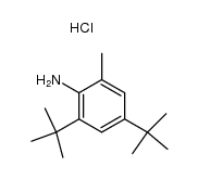 2,4-di-tert-butyl-6-methylaniline hydrochloride结构式