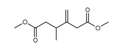 dimethyl 2-methylene-3-methylbutyl-1,4-dicarboxylate结构式