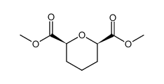 cis-2,6-dicarbomethoxytetrahydropyran Structure